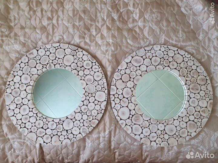 Зеркала из можжевельника