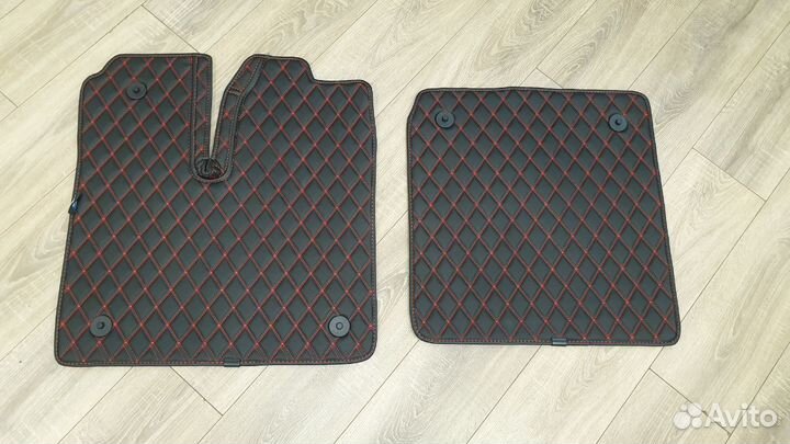 3d коврики из экокожи Man TGA широкая кабина