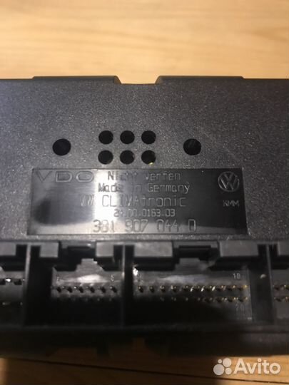 Панель управления климат контролем VW 3B1907044D