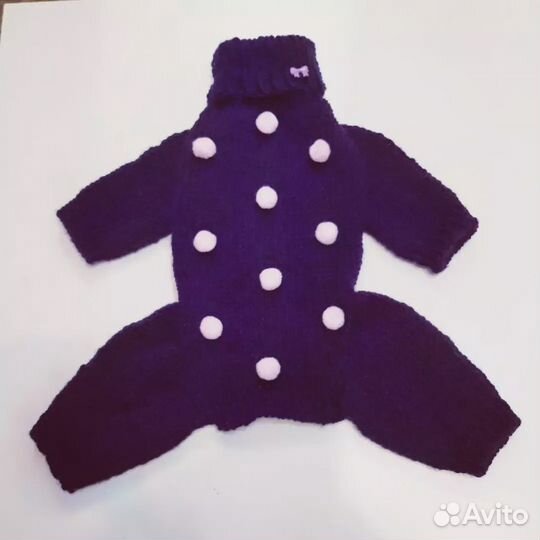 Вязаная одежда для маленькой собачки