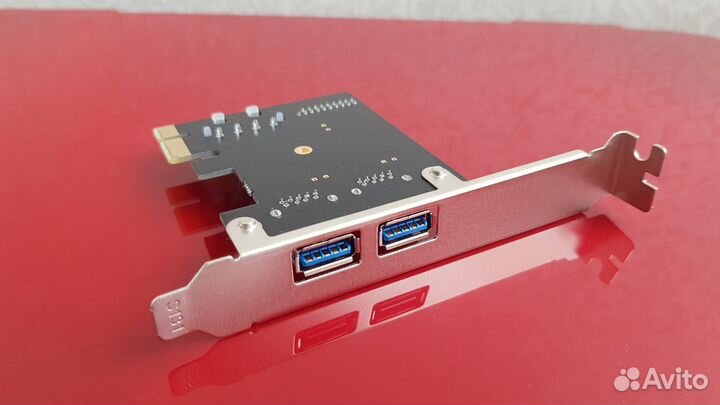 Внутренний Pci-e USB3 с внешним разъемом на корпус