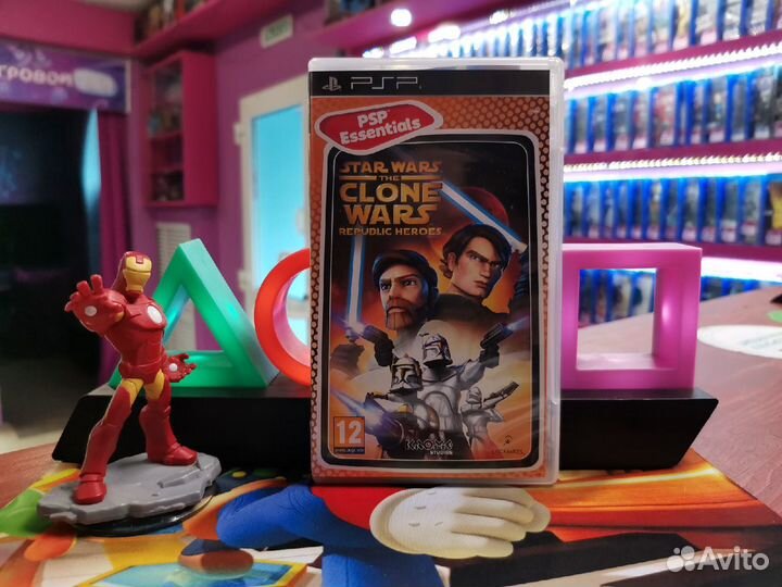 Диск PSP Star Wars: The Clone Wars