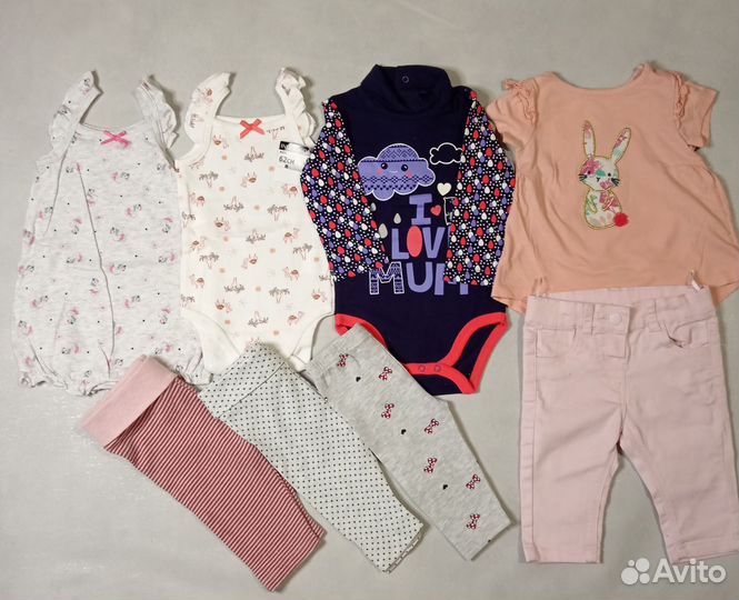 Вещи пакетом на девочку, размер 62