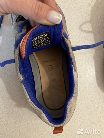 Кроссовки geox 34