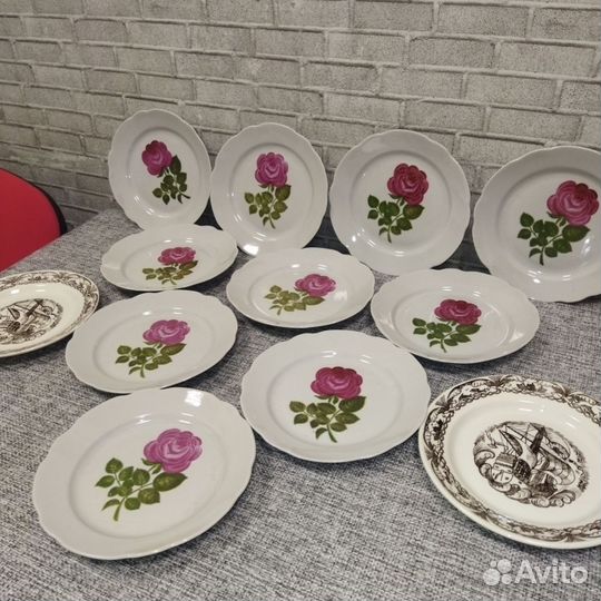 Тарелки СССР винтажные