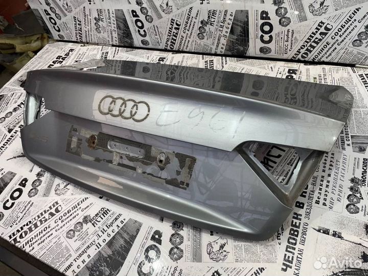 Audi a5 s5 8t крышка багажника