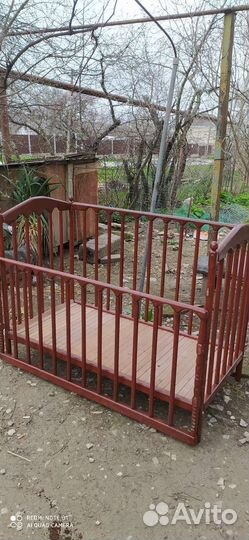 Винтажная мебель СССР. Детская кроватка