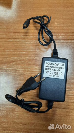AC/DC адаптер(блок питания) 5Вольт 1Ампер