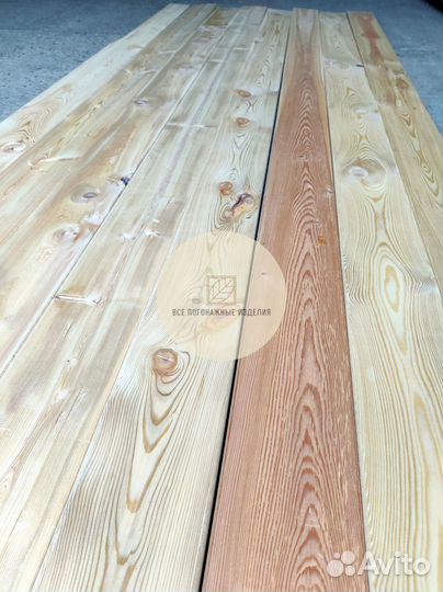Планкен прямой из лиственницы
