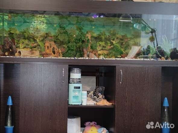 Аквариум на 300литров с тумбой