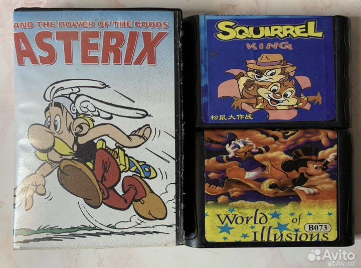 Картриджи для sega