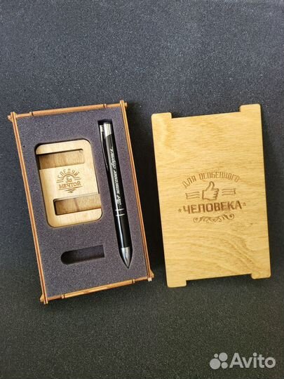 Упаковка подарочная из дерева для маркетплейсов