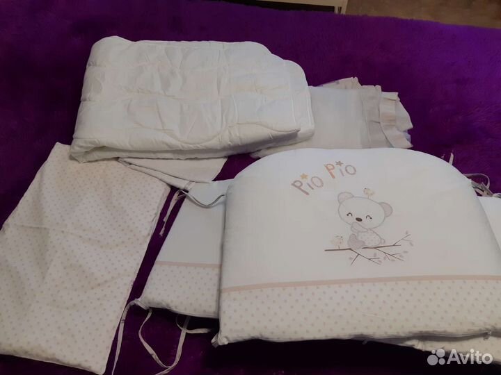 Бортики, комплект в детскую кроватку