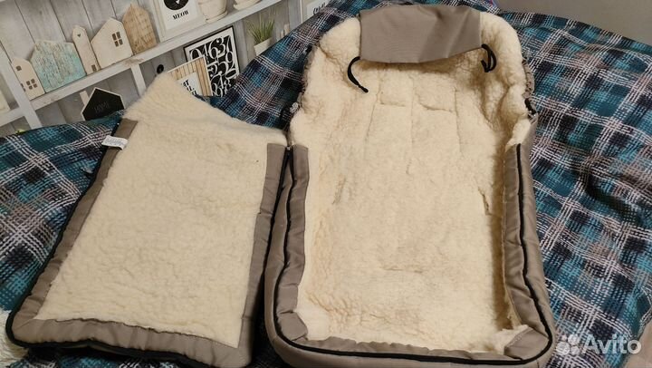 Зимний конверт в коляску