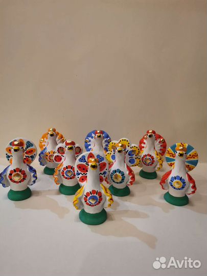 Дымковская птичка