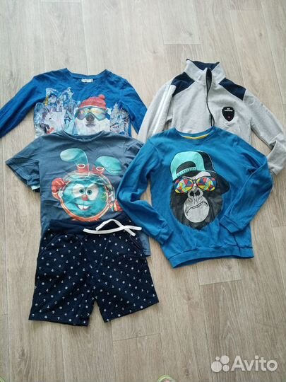 Вещи пакетом на мальчика 140