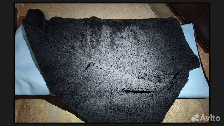 Ковёр:д-4м,ш-3м,чëрный,пыльный