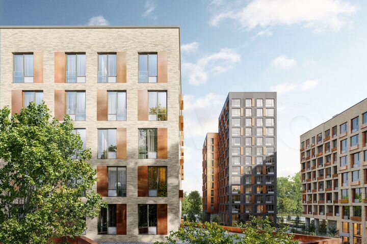 2-к. квартира, 68,6 м², 6/8 эт.