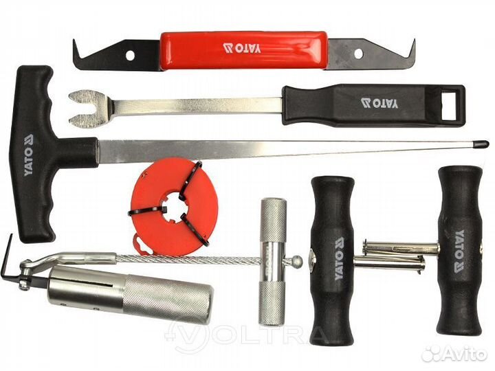 Комплект для демонтажа лобовых стекол yato