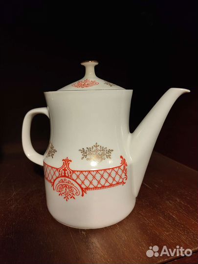 Чайник заварочный и молочник чсср Богемия