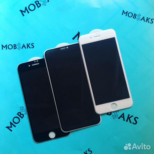 Защитные 3D стёкла анти-шпион для iPhone 7/12