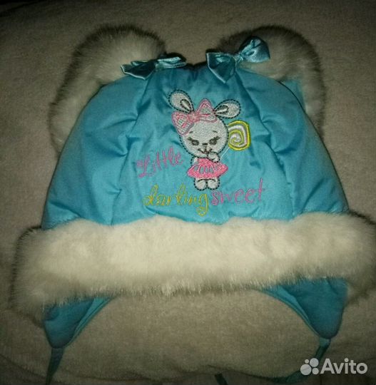 Шапка зимняя для девочки 42