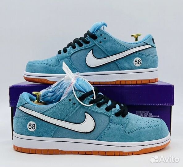 Кроссовки Nike sb dunk low club 58 gulf