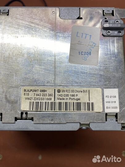 Магнитола Фольксваген Пассат Б6