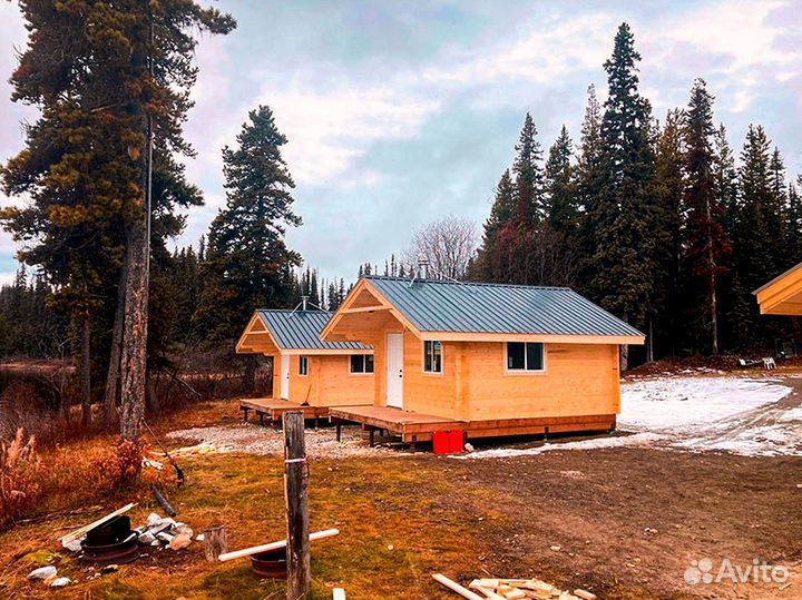 Быстровозводимая брусовая баня с гарантией