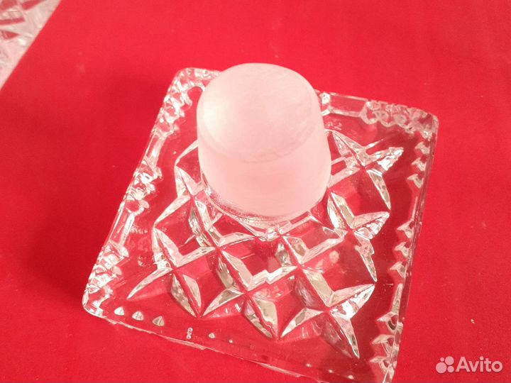 Набор хрустальный для коньяка виски.чехословакия