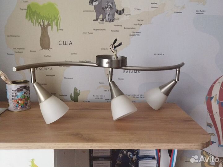 Люстра потолочная бу