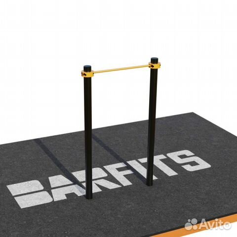 Уличный турник для дачи свс-1 76мм пластик