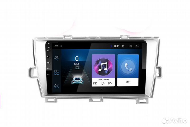 Toyota Prius android магнитола 2009-15 г. новая