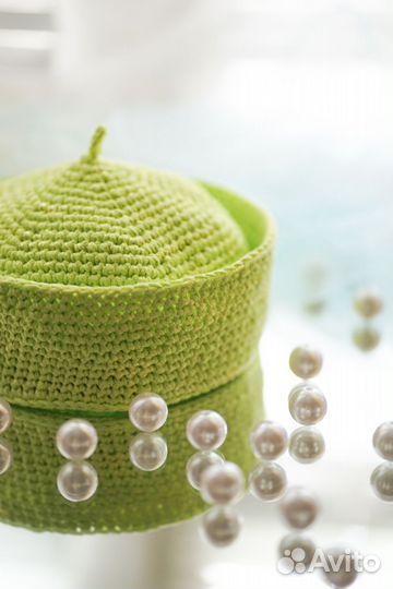 Шапочка морячка из хлопка