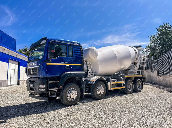 Автобетоносмеситель SITRAK C7H, 2024