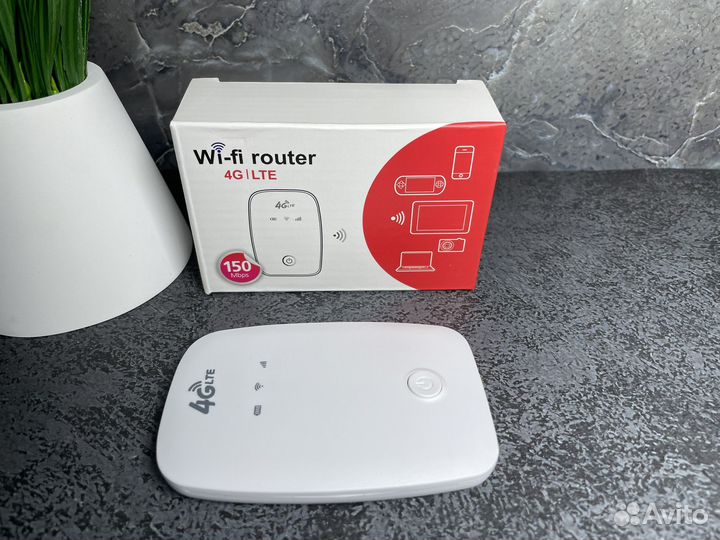 Wifi роутер 4g модем для sim с аккумулятором