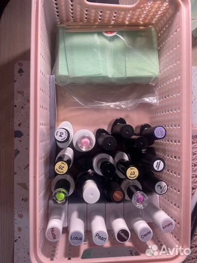 Маникюрный набор с лампой