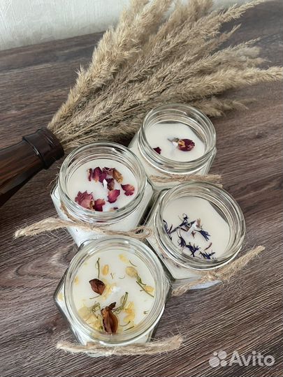 Свечи соевые ручной работы