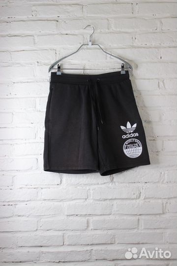 Adidas originals white 3 stripes shorts