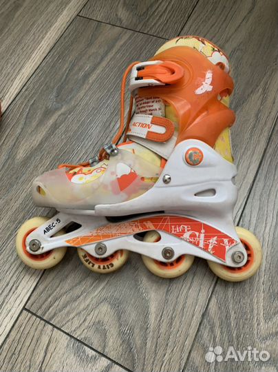 Роликовые коньки детские раздвижные