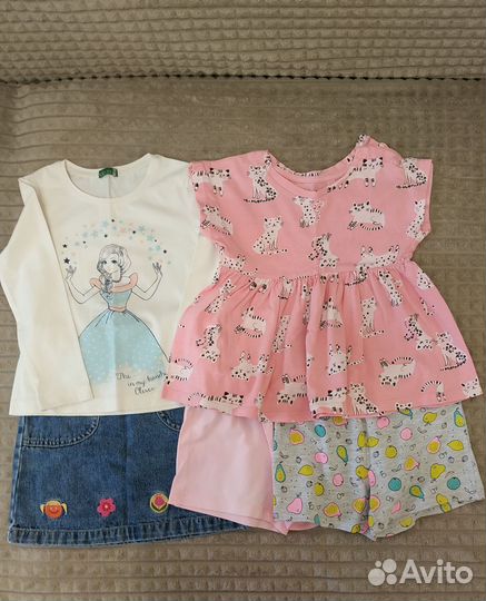 Детские вещи пакетом для девочки 98