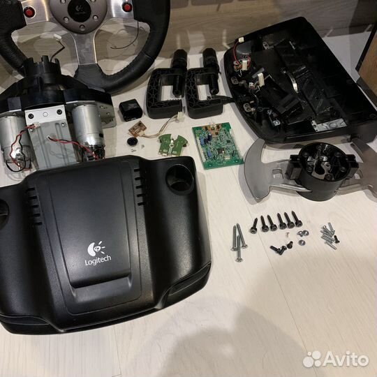База Logitech G27 - G25 разбор