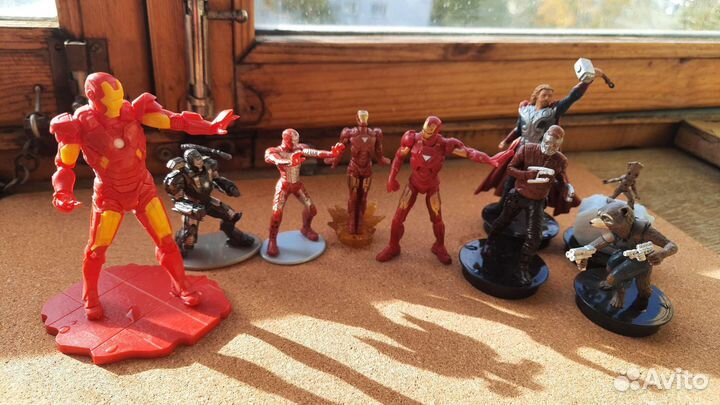 Фигурки на топперах Марвел, Бургер Кинг, Муми