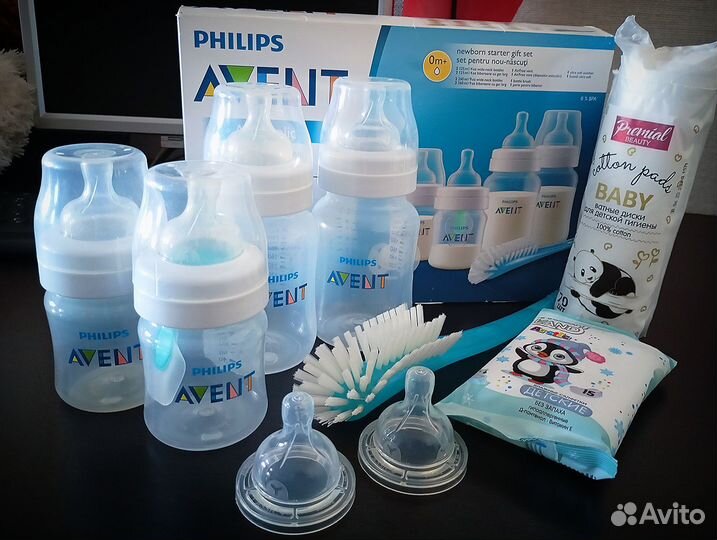 Бутылочки avent антиколиковые
