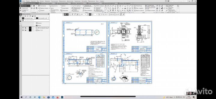 Чертежи Компас 3д