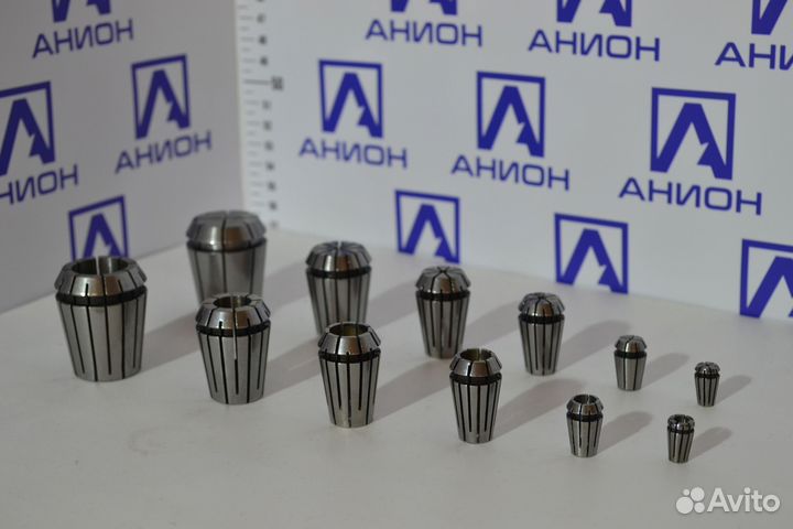 Цанги ER8, ER11, ER16, ER20, ER25, ER32, ER40,ER50