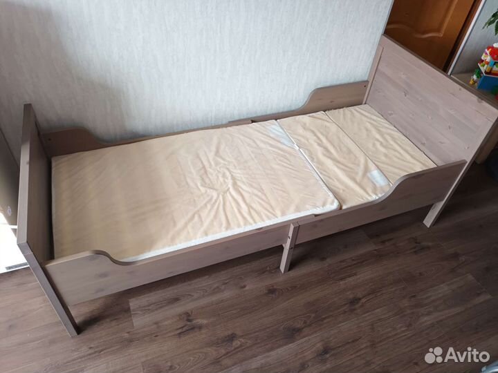 Детская кровать IKEA раздвижная сундвик