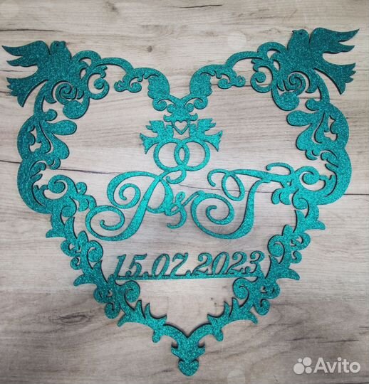 Монограмма на свадьбу