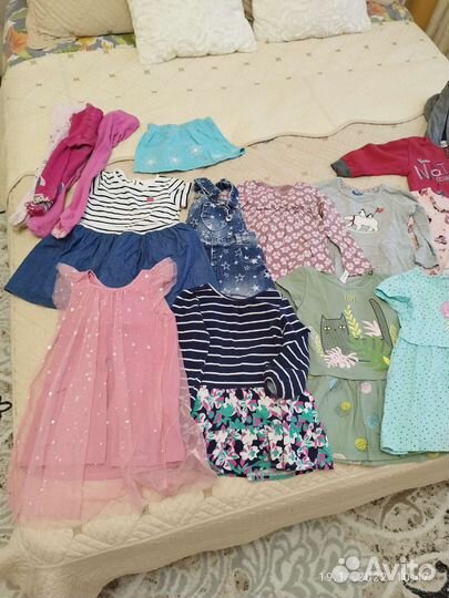 Детские вещи на девочку пакетом