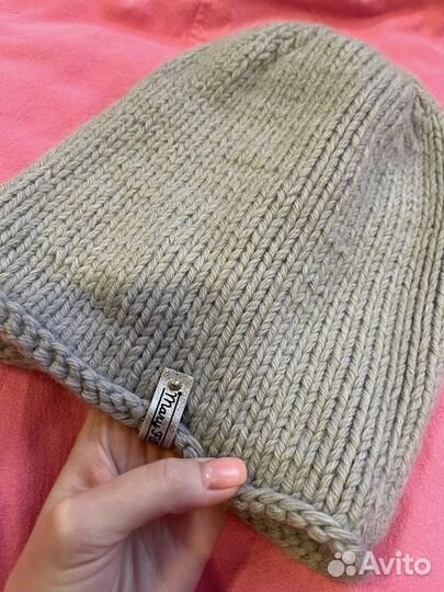 Шапка женская вязаная ручная работа